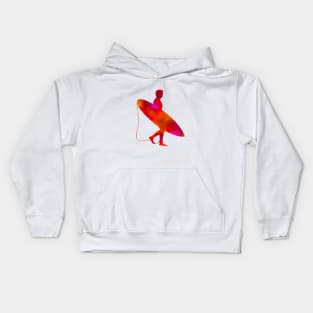 Man with Board Kids Hoodie